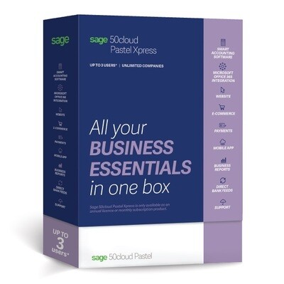 Sage 50c Pastel Xpress Accounting (1-3 users)