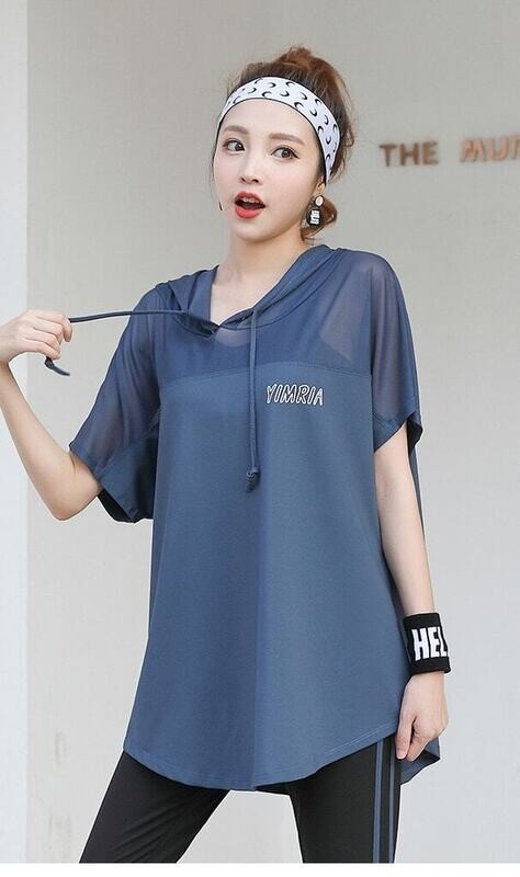 大码宽松速干衣跑步运动健身服