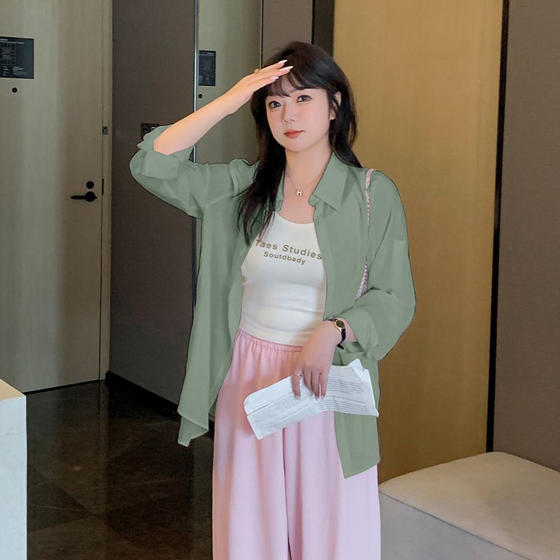 大码透气凉爽防晒设计感外搭