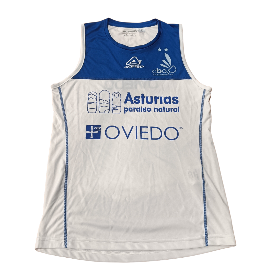 Camiseta Blanca sin mangas - Mujer