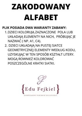 ZAKODOWANY ALFABET