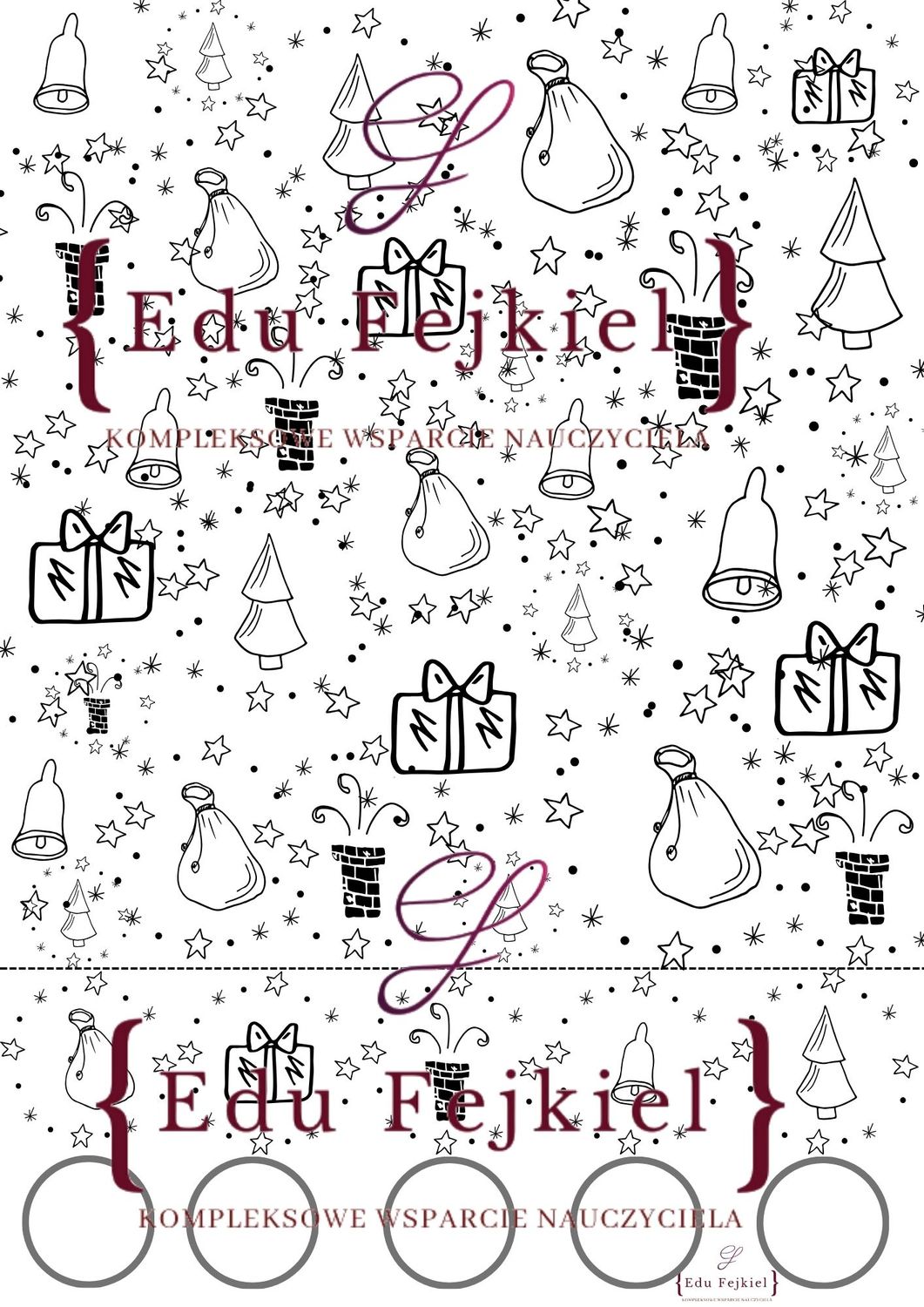 Kalendarz adwentowy ! Zadania zimowo- świąteczne