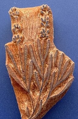 Handgeschnitzte Stempel aus Holz  Lavendel