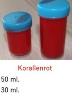 Marabu Textilfarbe Stoffmalfarbe und Druckfarbe 70 ml Korallenrot