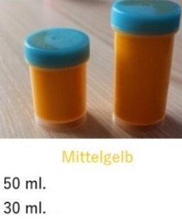 Marabu Textilfarbe Stoffmalfarbe und Druckfarbe 30 ml Mittelgelb