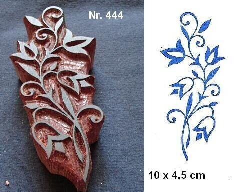 Hochwertige  handgeschnitzte Holzstempel  Made in Germany    Blume
