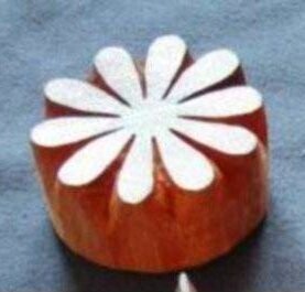 Holzstempel Blaudruck Model Druckstock Stempel Blume