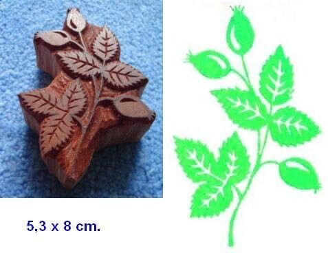 Stempel  Hagebutte aus Holz Made in Germany