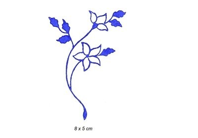 Stempel Blume Blaudruck Model Druckstock Holzstempel