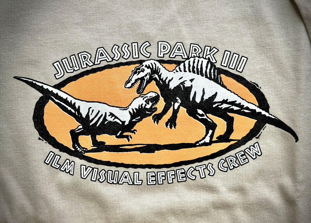 Jurassic Park III ILM Visual Effects Crew Teeshirt - Large Adult Size
