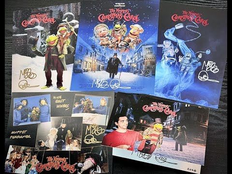 Kermit &amp; Tiny Tim - Muppet Christmas Carol 8x10 Autograph