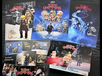 Kermit &amp; Tiny Tim - Muppet Christmas Carol 8x10 Autograph