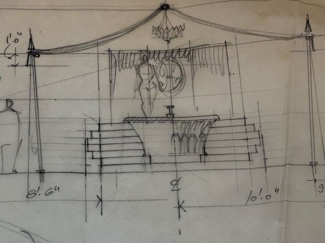 The Great Muppet Caper Fashion Show Set Design