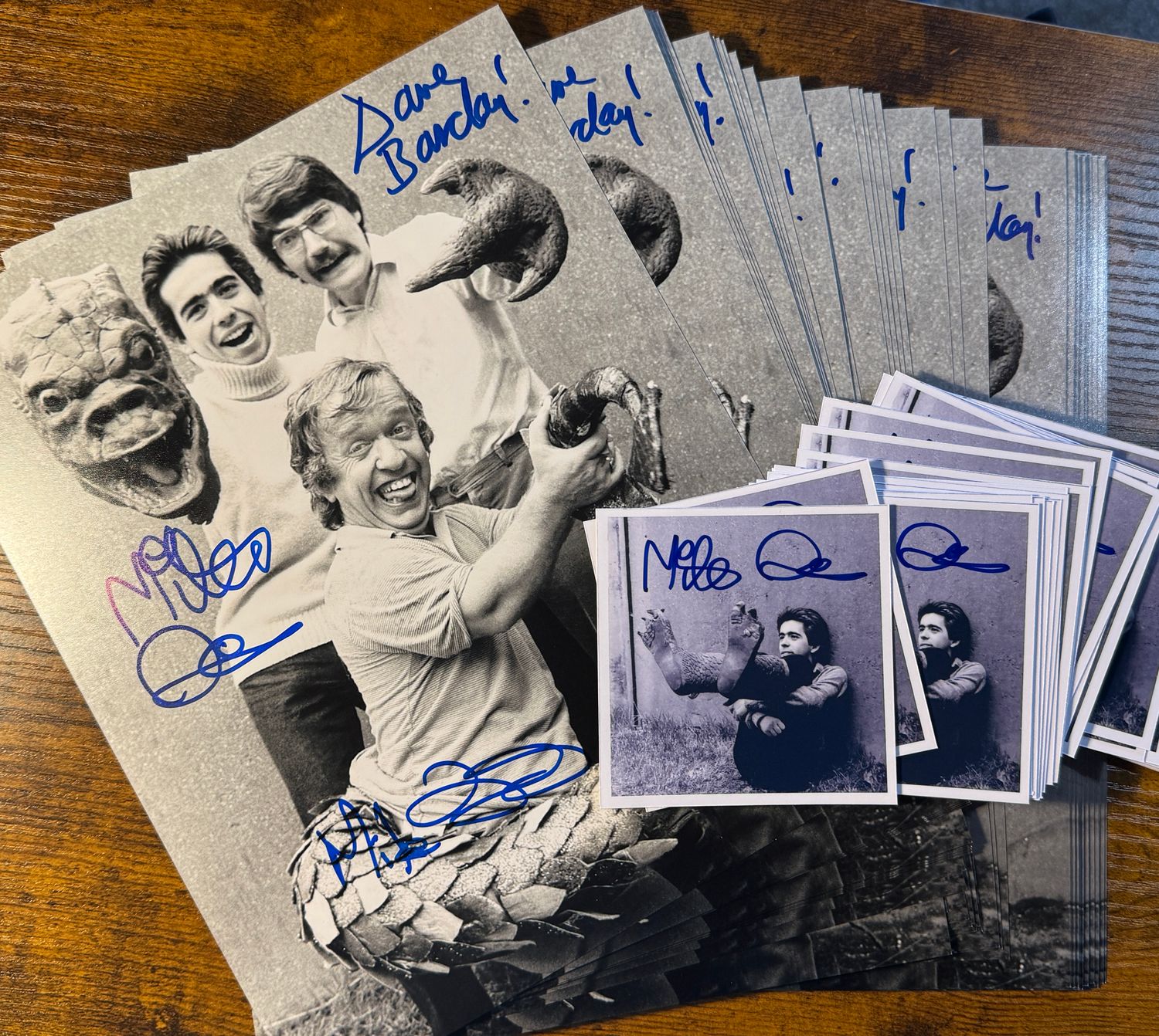 Return of the Jedi Triple-Signed Collector Set — Unpublished 1982 Photoshoot