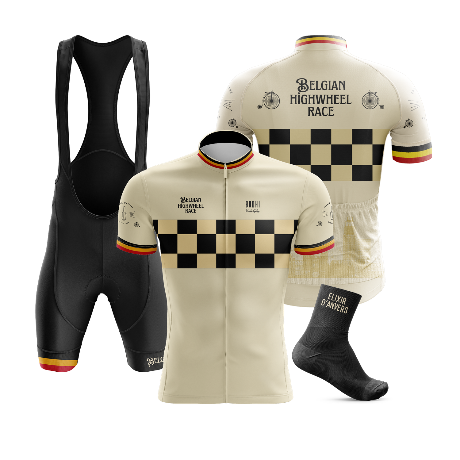 Complete set ‘Belgian Highweel Race’  - Man