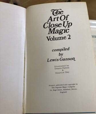 The Art of Close-Up Magic Vol 1 & 2 by Lewis Ganson