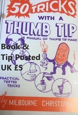 Thumb tip Book & Tip