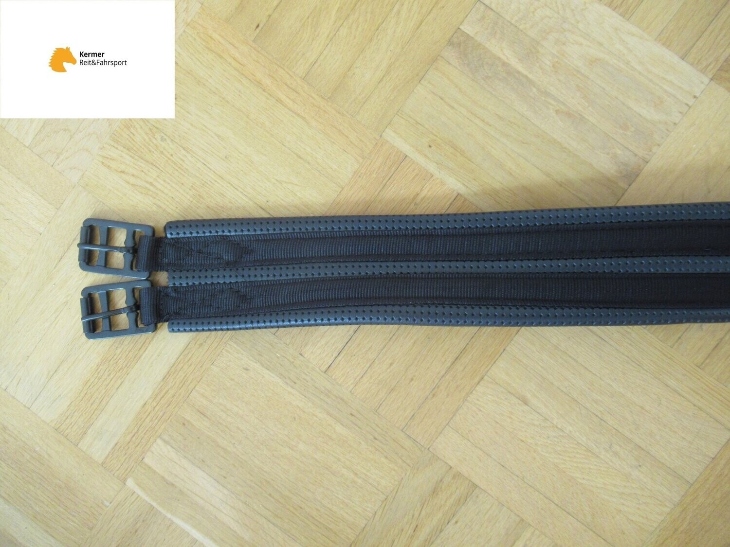 Sattelgurt Neopren 145 cm schwarz