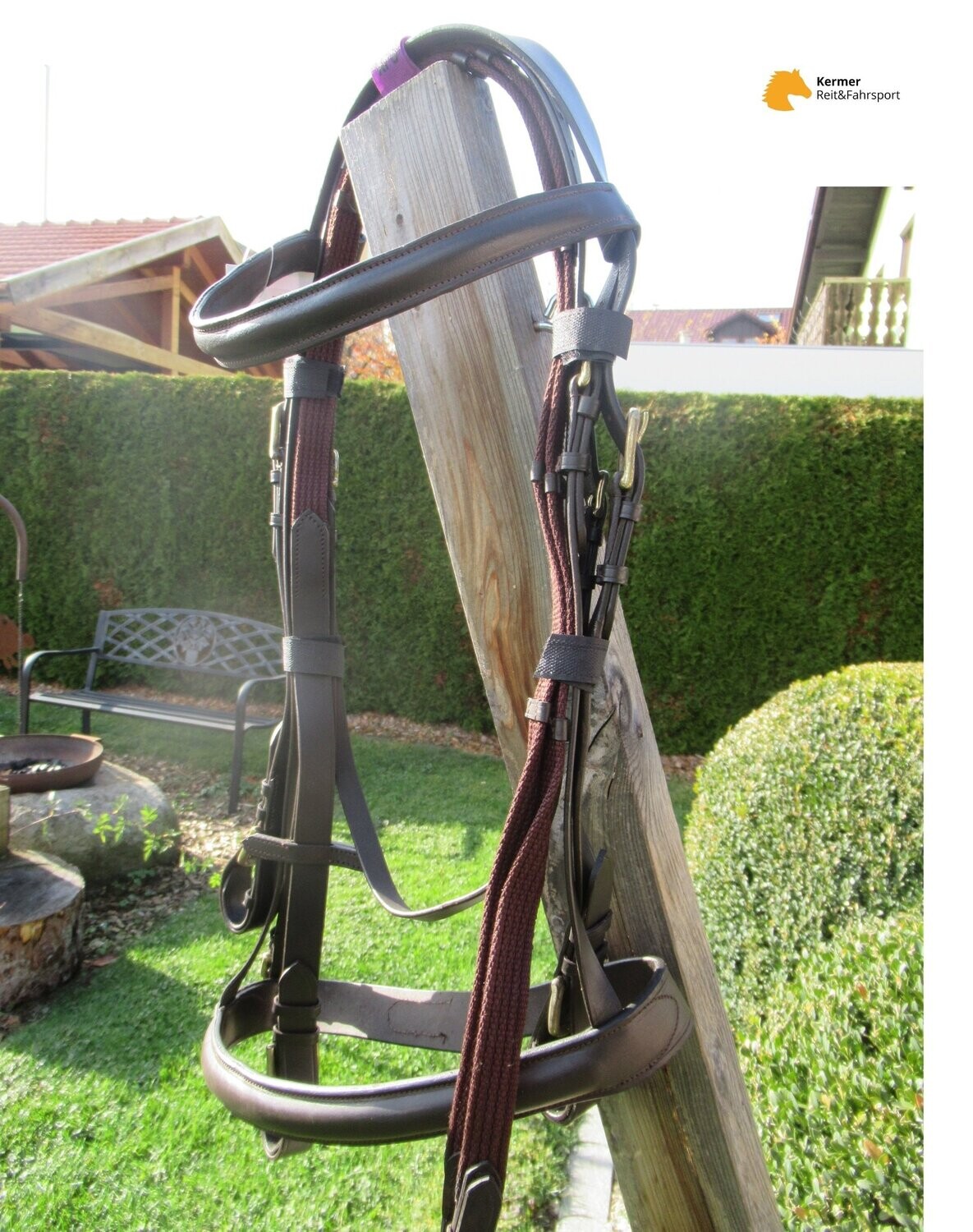 Kaltblut Trense XXFull braunes Leder