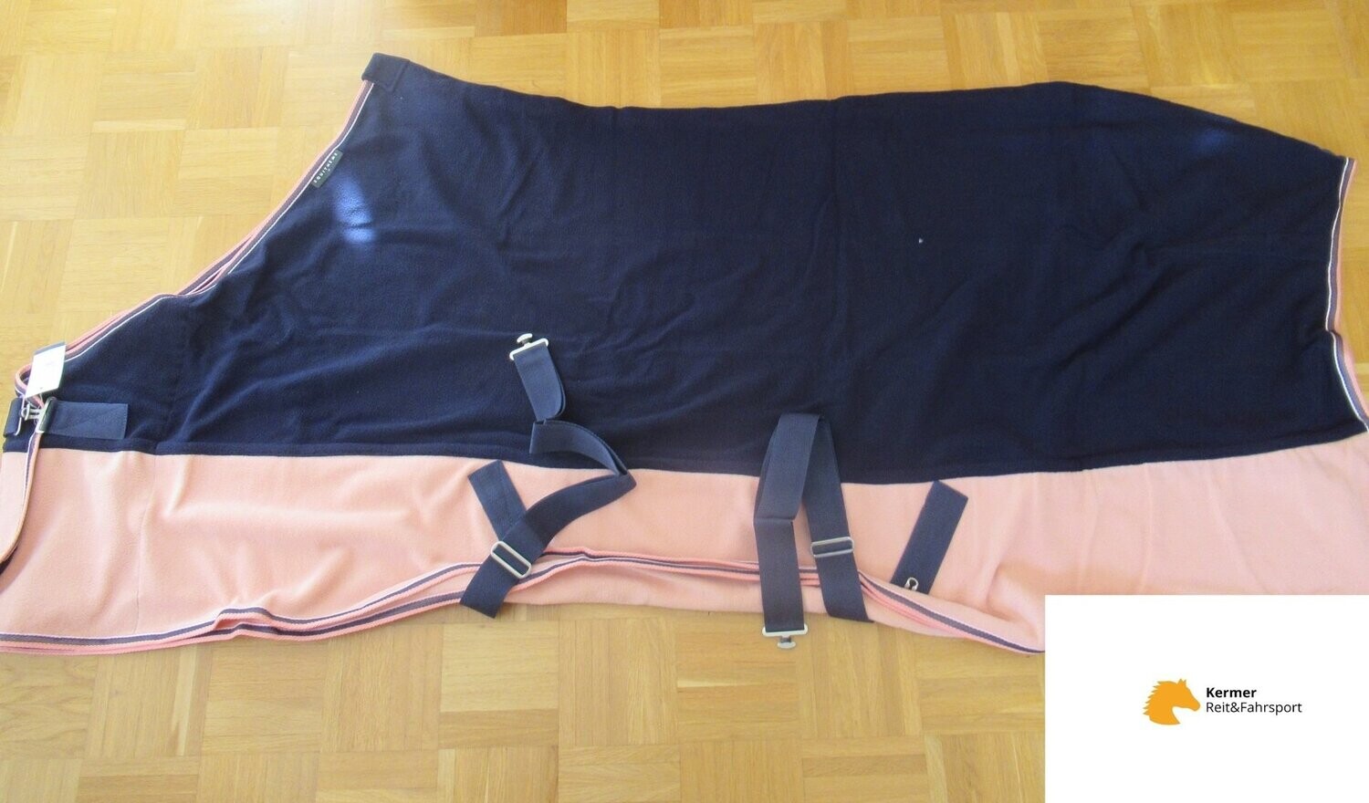 Abschwitzdecke Polarfleece 155 cm Kreuzgurte