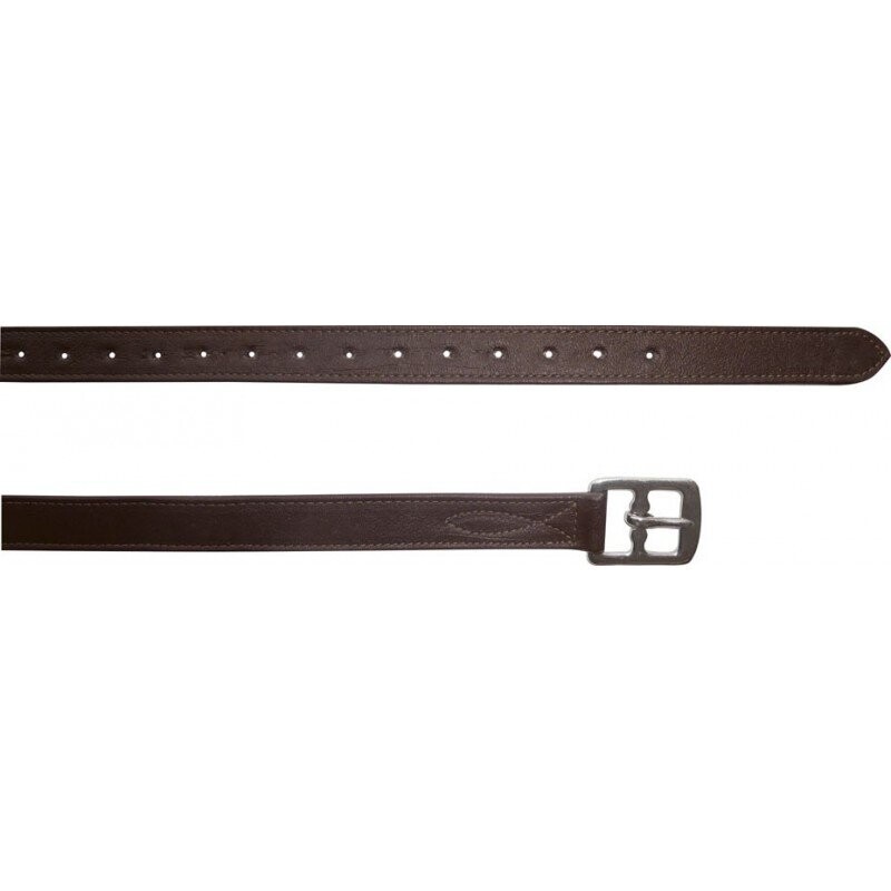 Steigbügelriemen Leder braun
