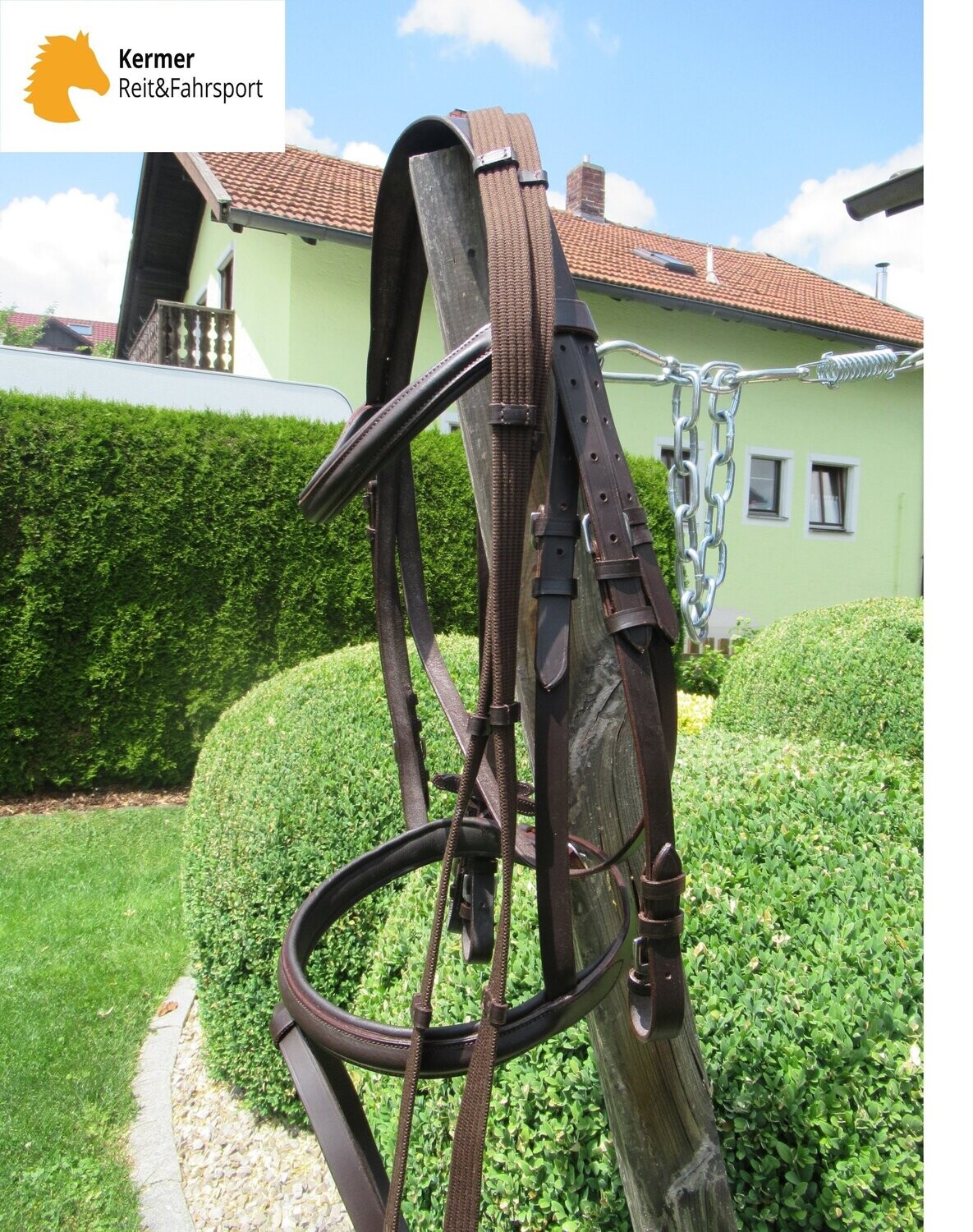 XX-Full Kaltblut Trense Coldblood braun Leder