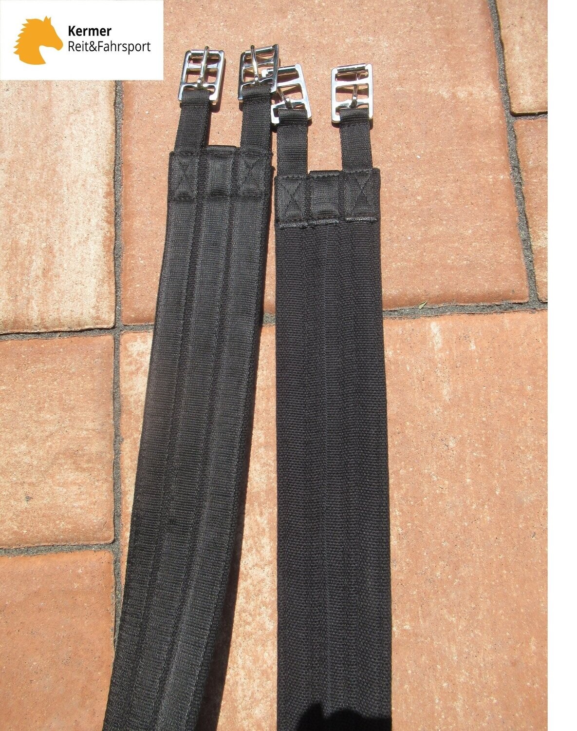 Kaltblut Sattelgurt 160 cm schwarz