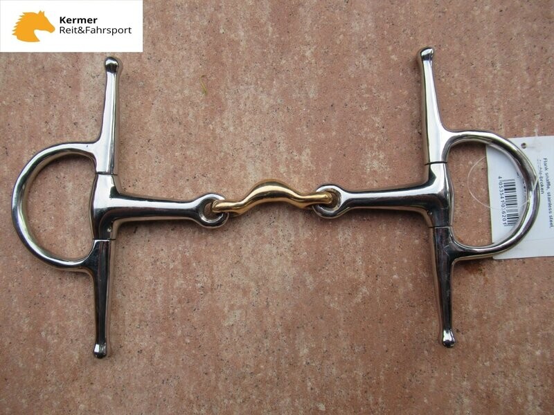 Schenkeltrense doppelt gebrochen 17,5 cm