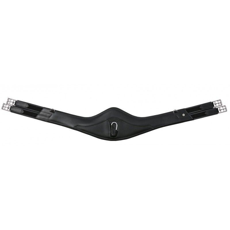Norton Sattelgurt Mondgurt 145 cm, Leder, schwarz
