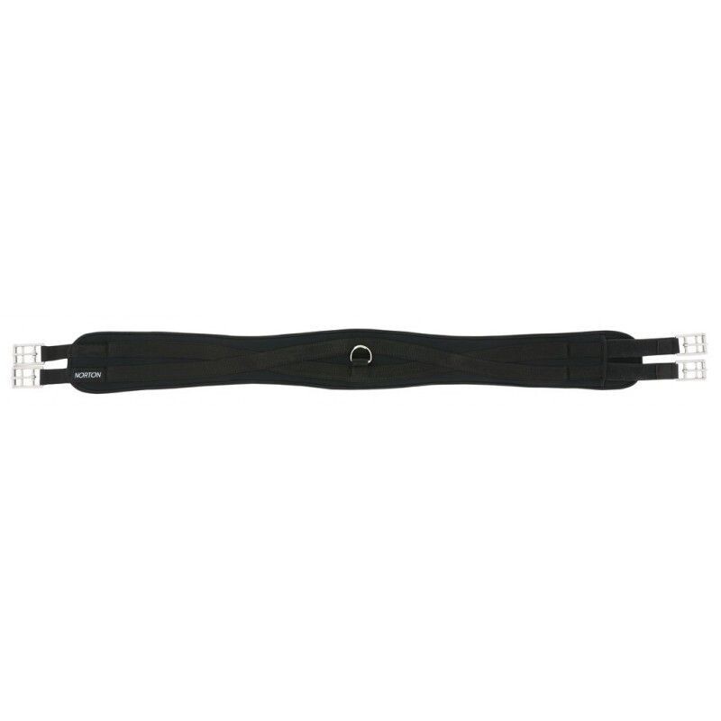 Norton Sattelgurt Memory, anatomisch, 145 cm, schwarz