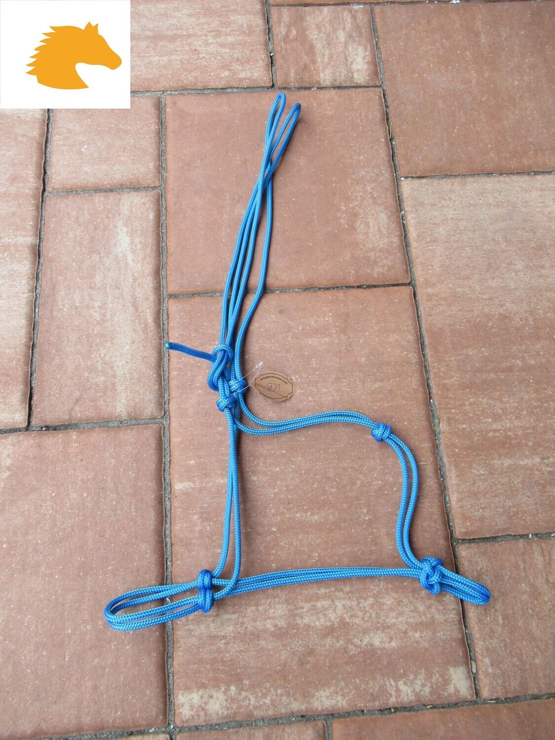 Brockamp Knotenhalfter Kaltblut blau