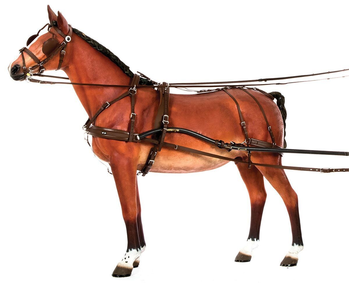 Zilco Brun Einspännergeschirr Gr. Pony