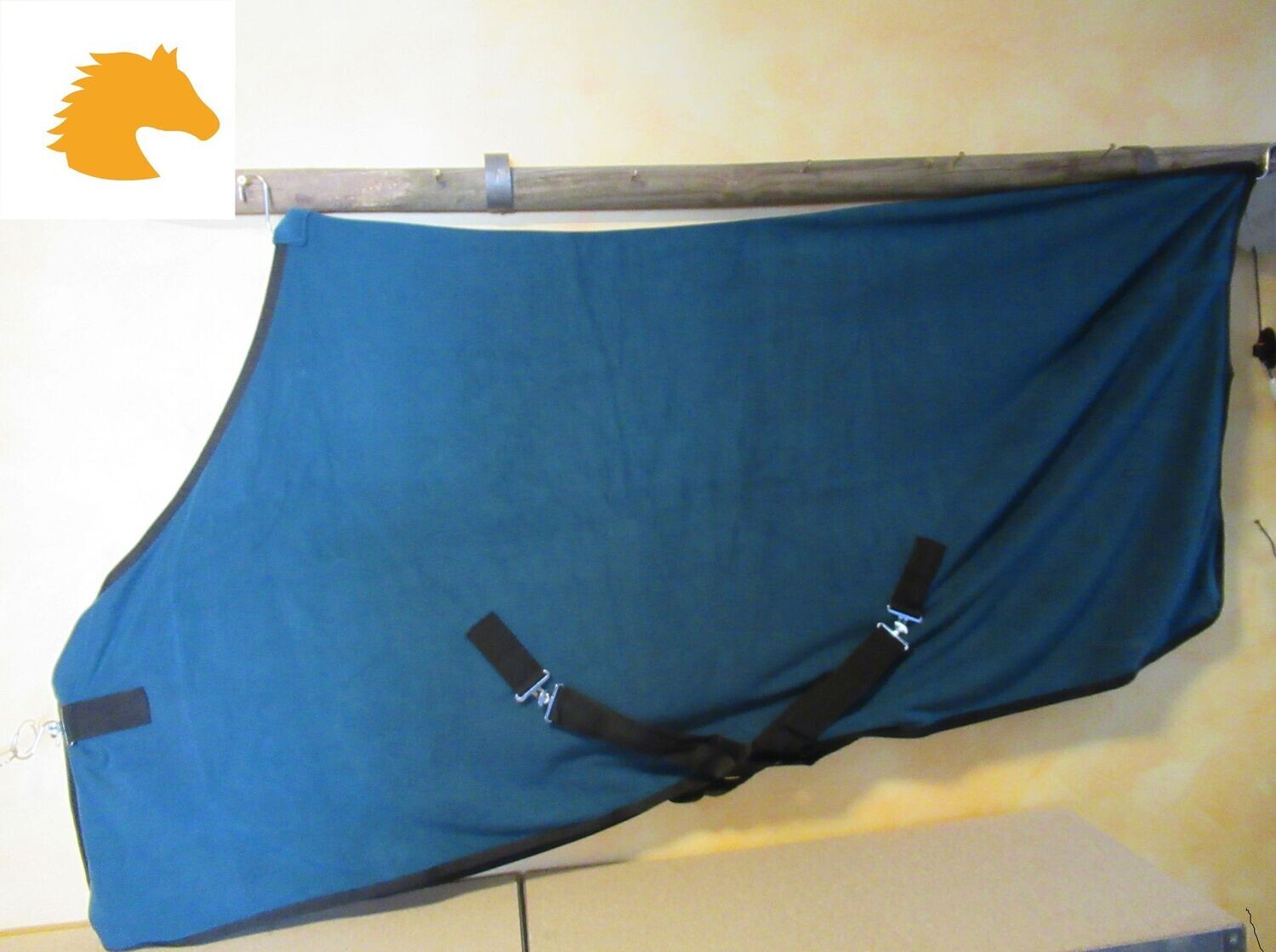 Abschwitzdecke Gr. 145 cm petrol