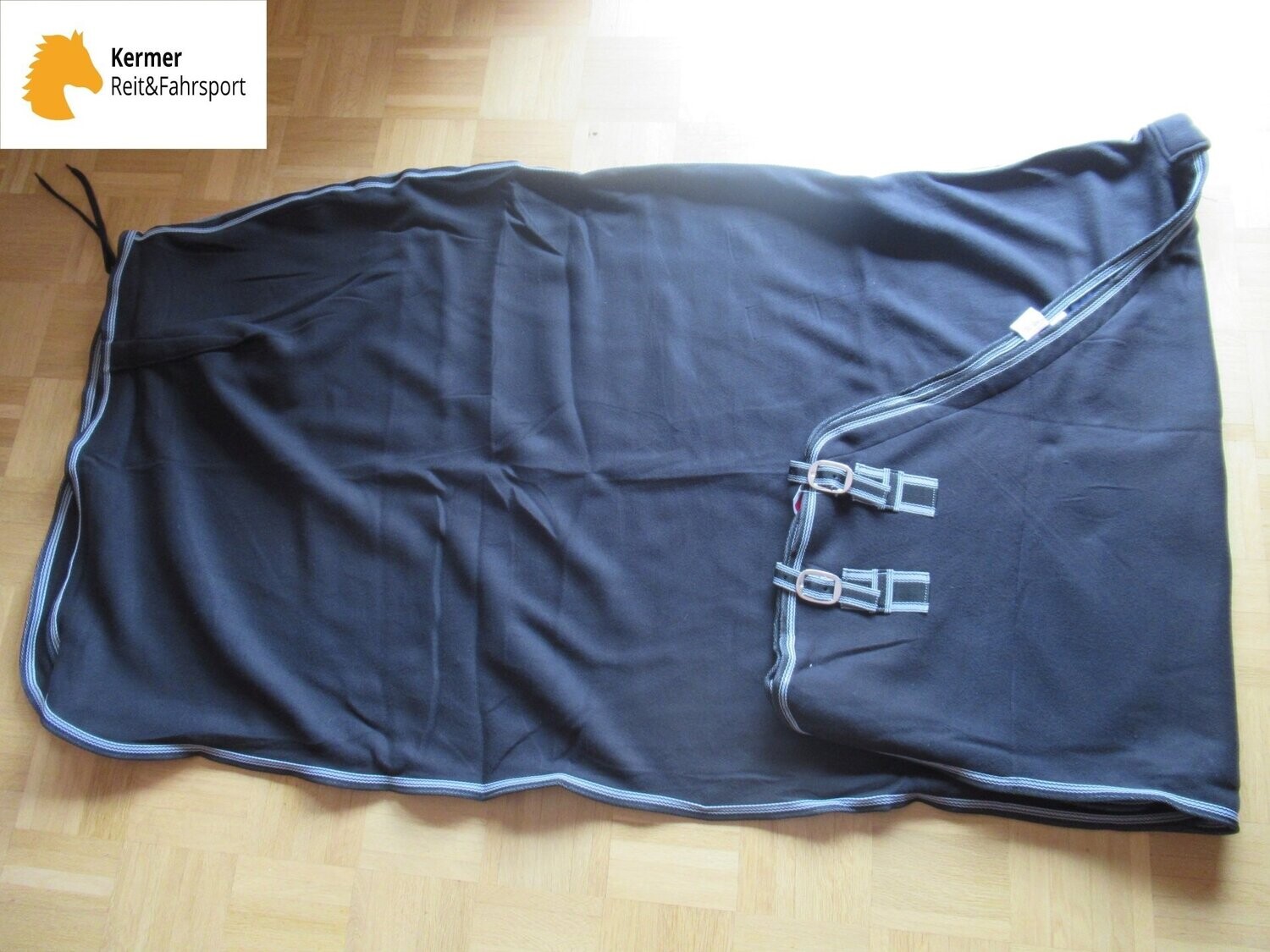 Kaltblut Abschwitzdecke 185 cm schwarz