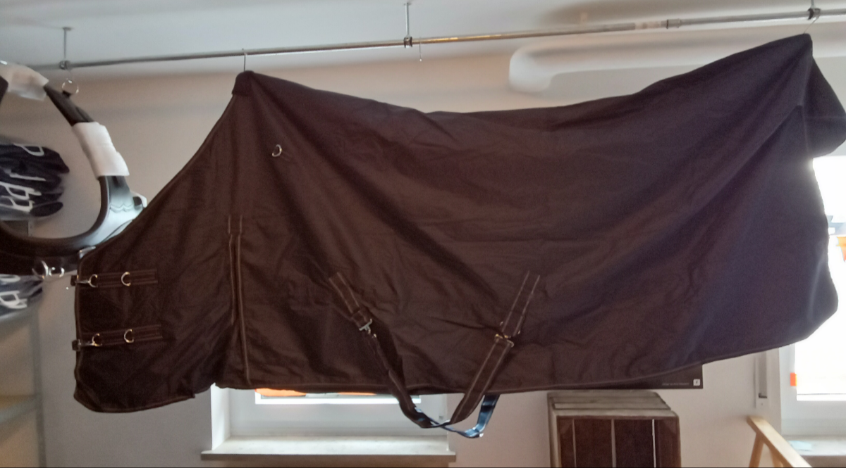 Kaltblut Regendecke Outdoordecke Fleece 175 cm dunkelblau