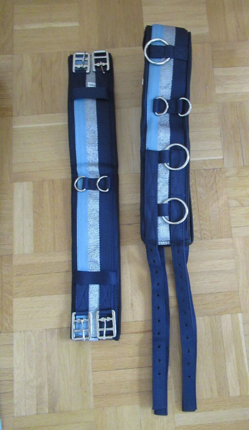 IRH Longiergurt Full blau-silber