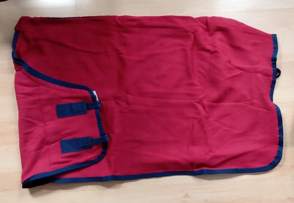 Abschwitzdecke Gr. 75 cm rot