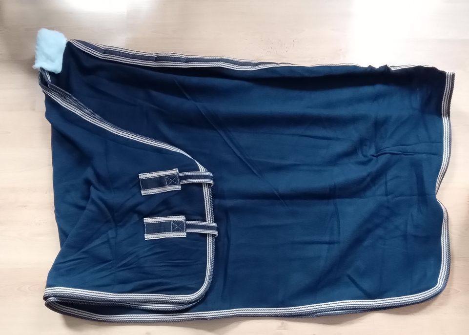 Abschwitzdecke Gr. 115 cm blau