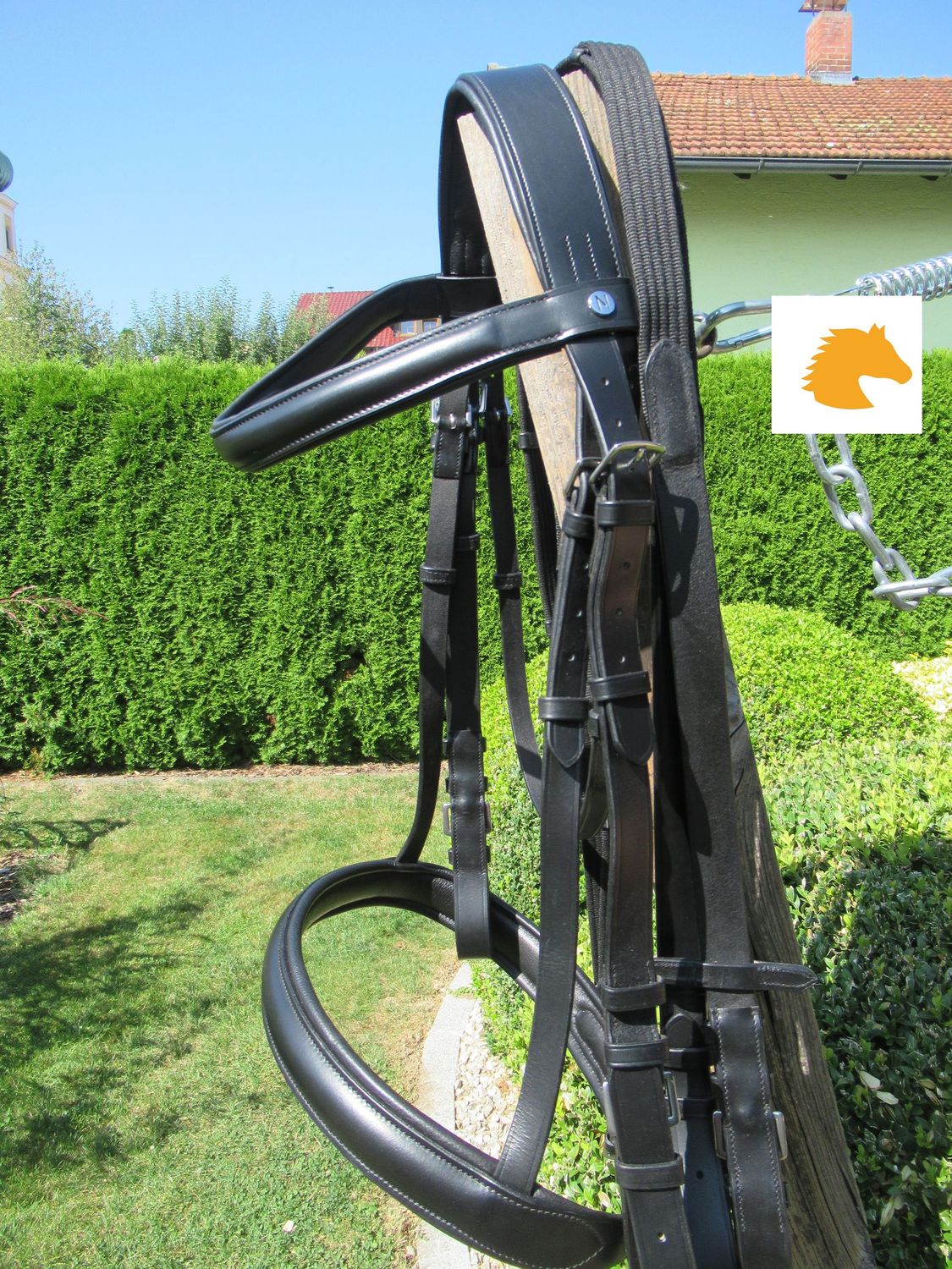 XXL Trense Percheron schwarz