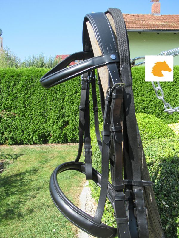 XXL Trense Percheron schwarz