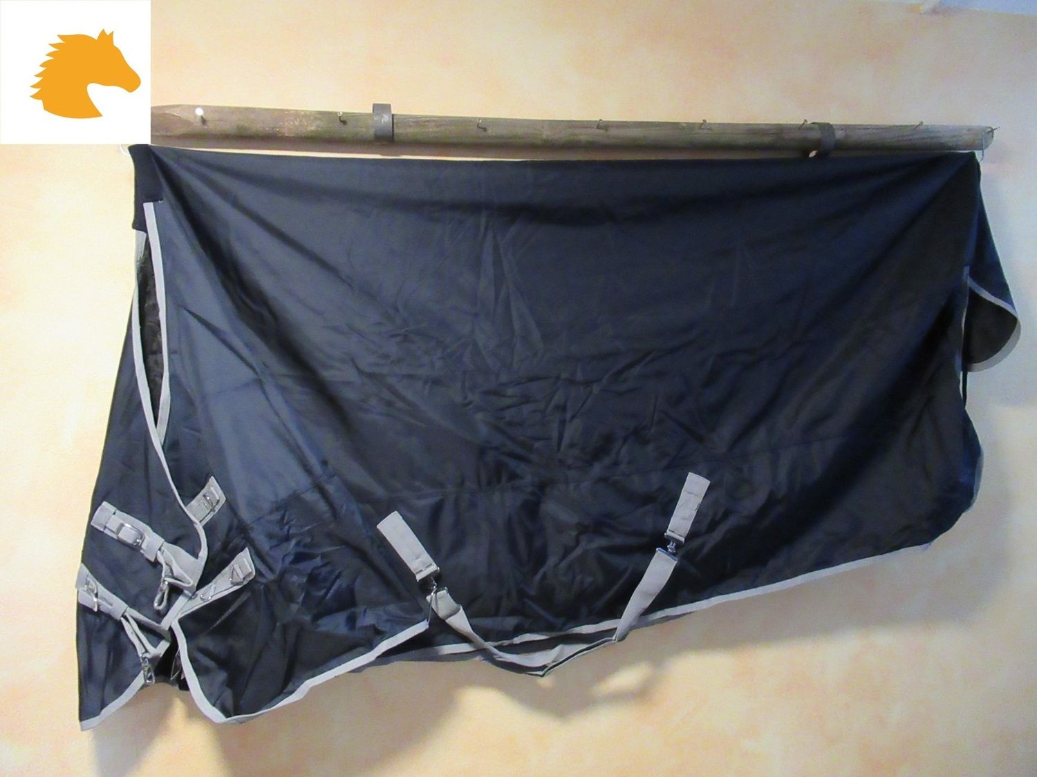 Kaltblut Regendecke Gr. 175 cm 0 Gramm dunkelblau 1680 Denier