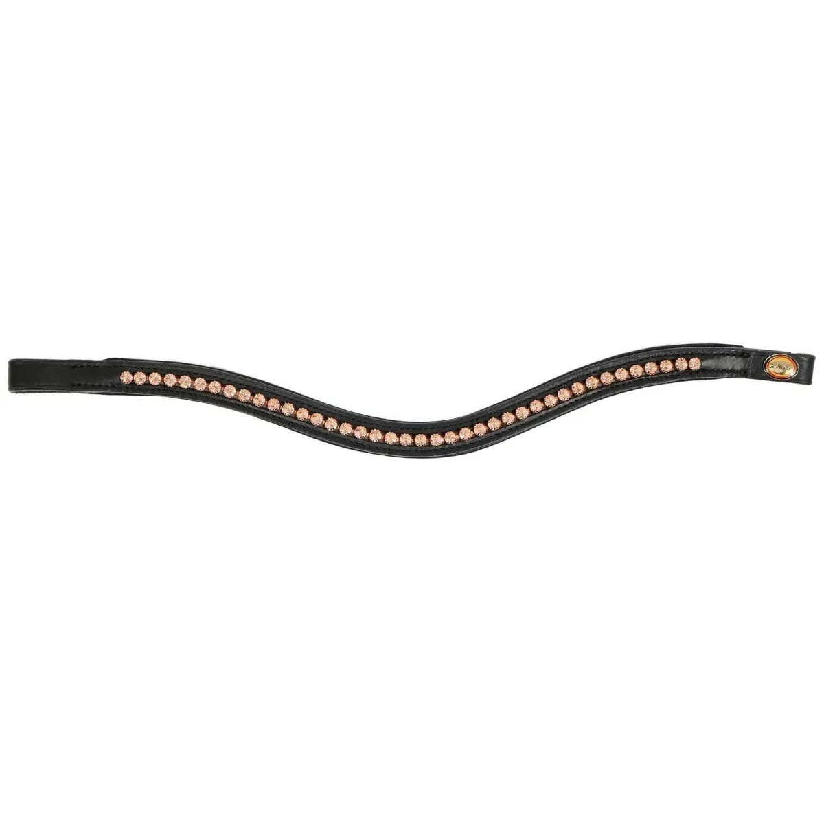 Hans Melzer XF Stirnriemen Milano schwarz-rose