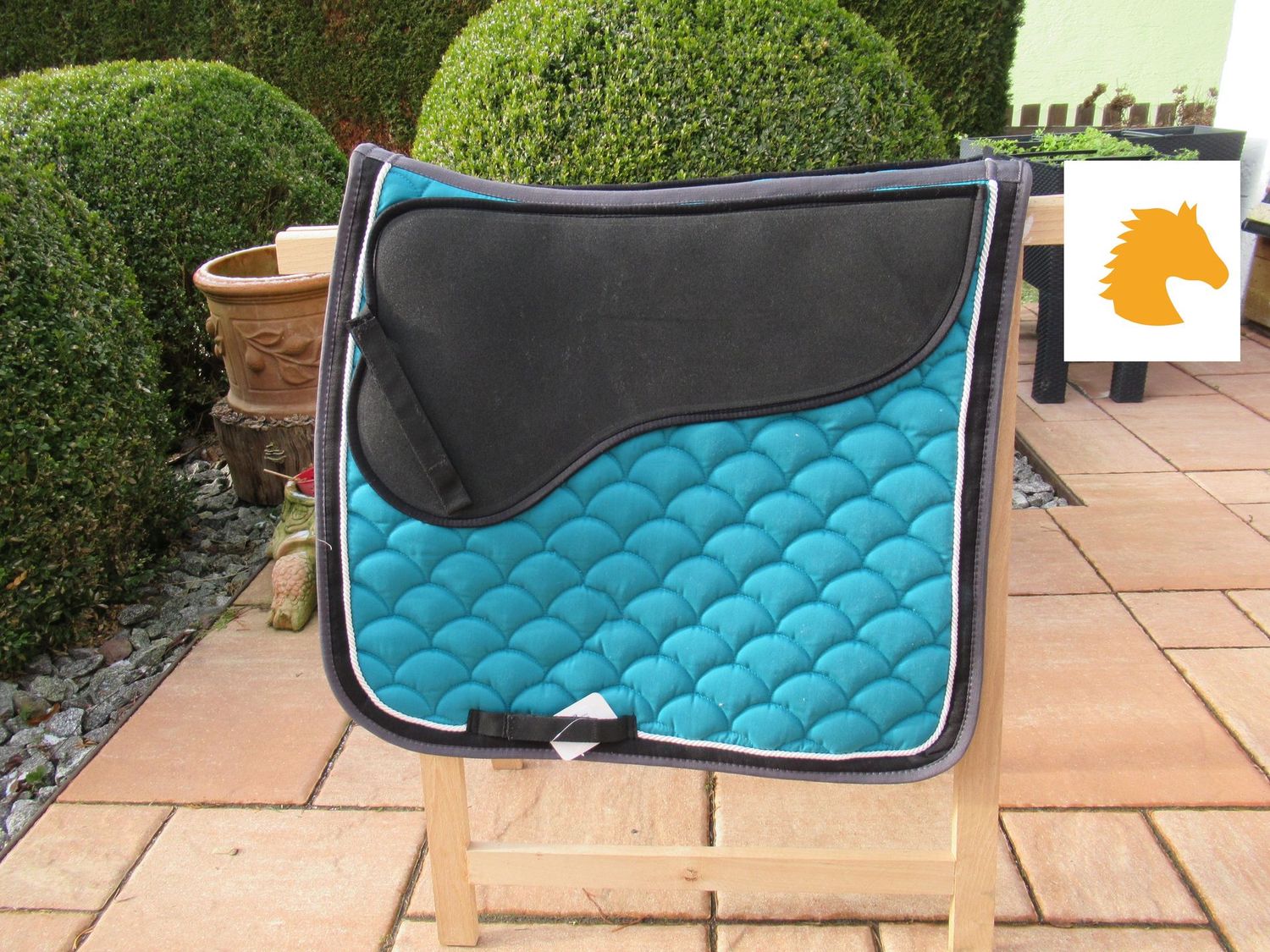 DR Schabracke Premium Plus, Moosgummi, Full, türkis