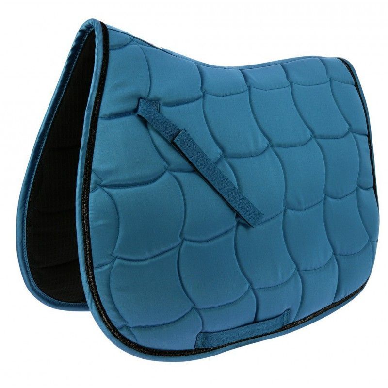 Equitheme DR Schabracke Satin Blau Full