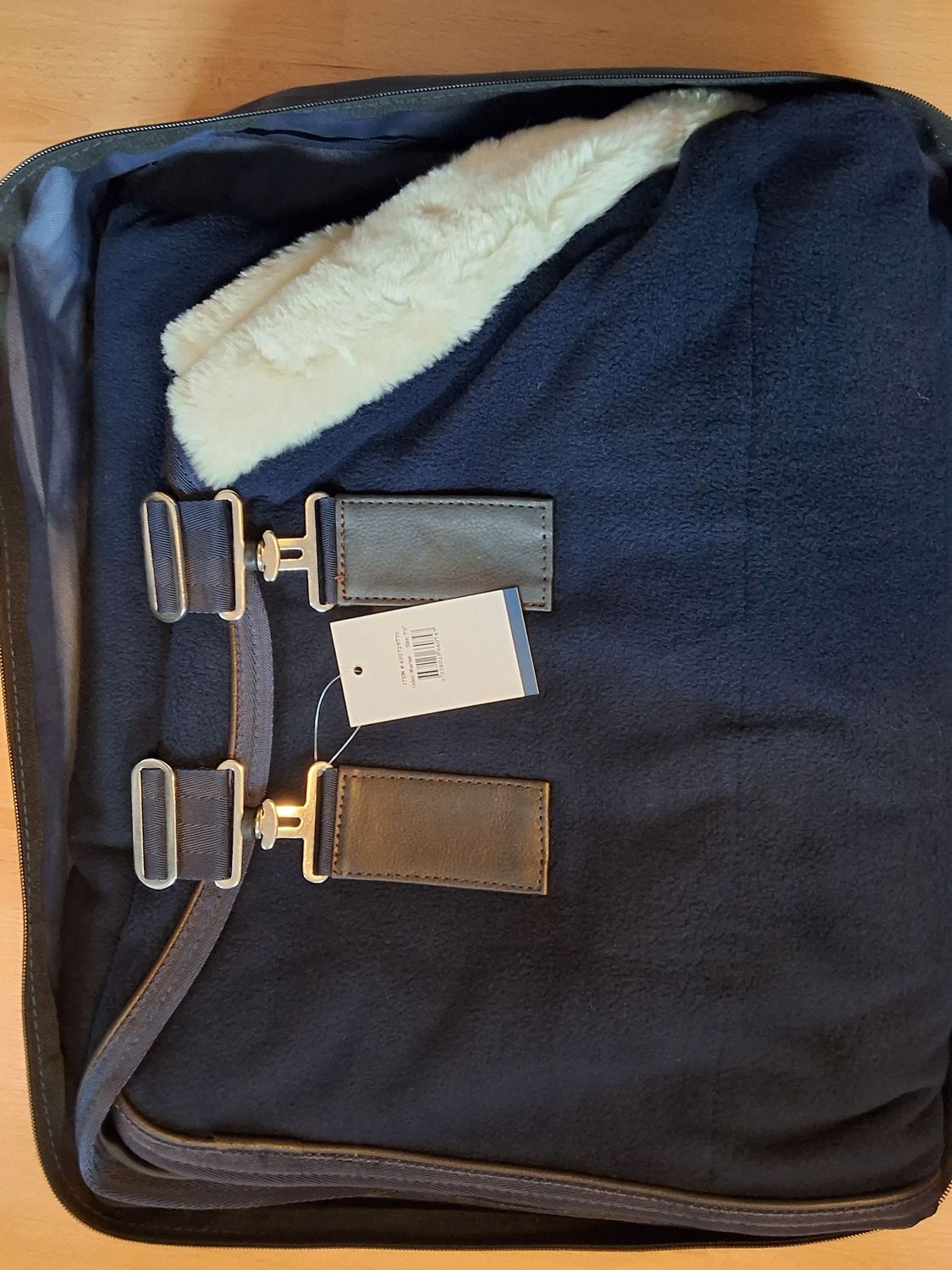 Premium Abschwitzdecke 165 cm blau