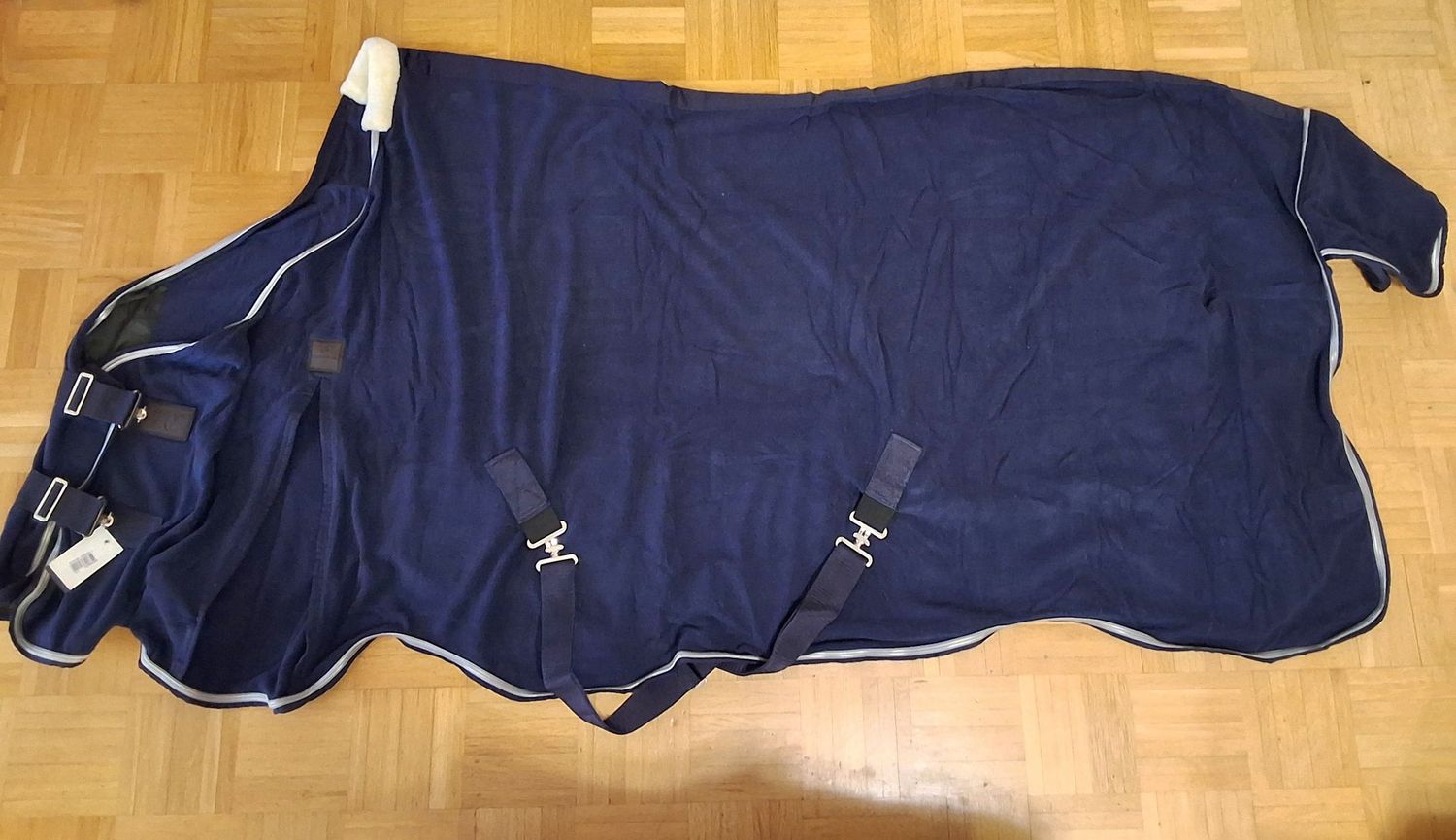 Kaltblut Abschwitzdecke Premium Comfort Gr. 165 cm blau