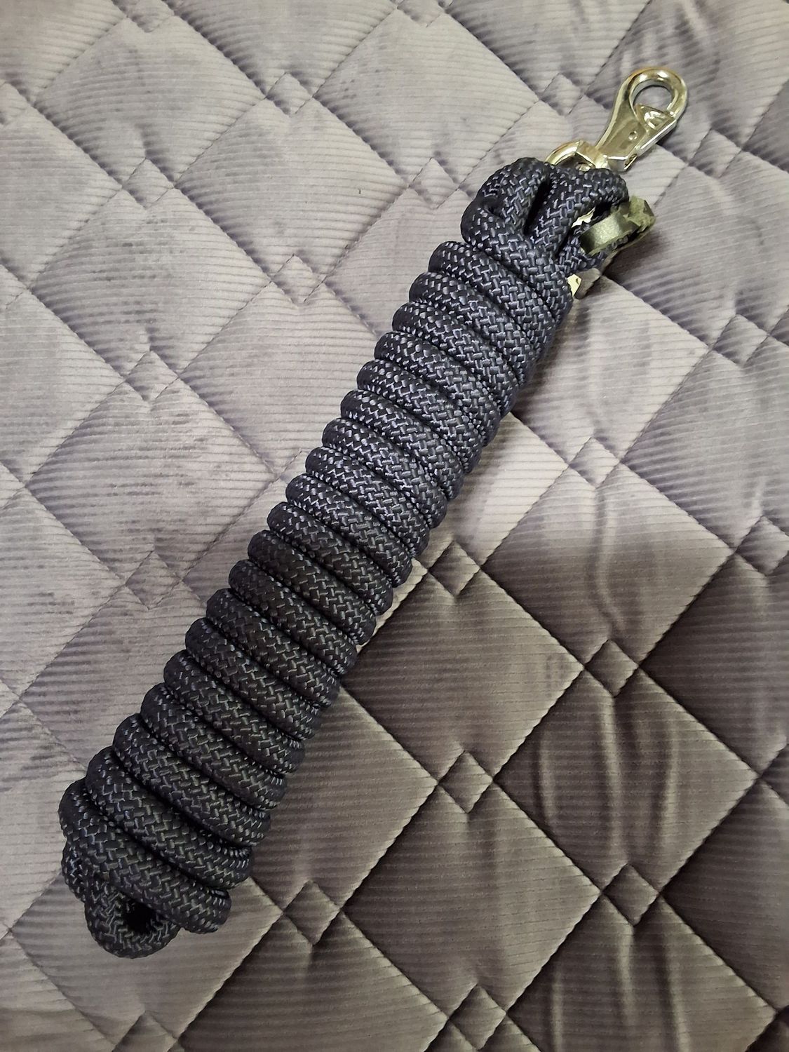Bodenarbeitsseil mit Bullsnap 7 m blau