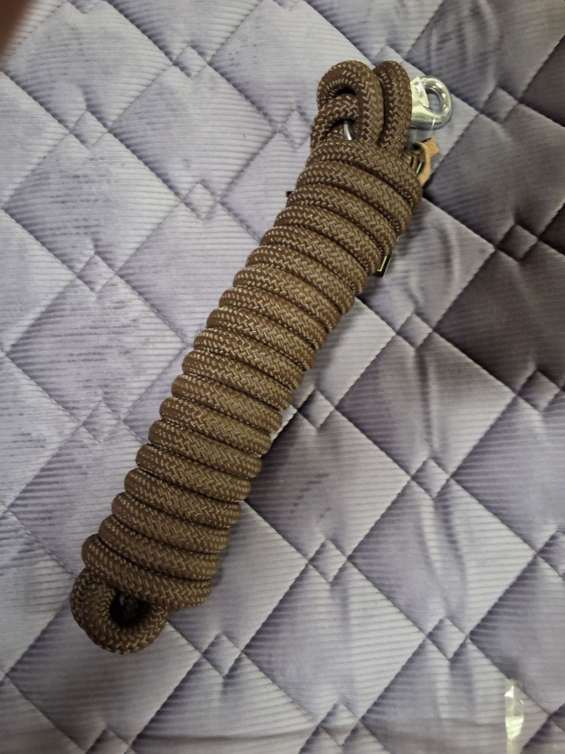 Bodenarbeitsseil 7m mit Bullsnap braun
