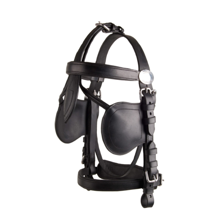 Ideal Kopfstück LeatherTech Classic, Gr. Cob, schwarz