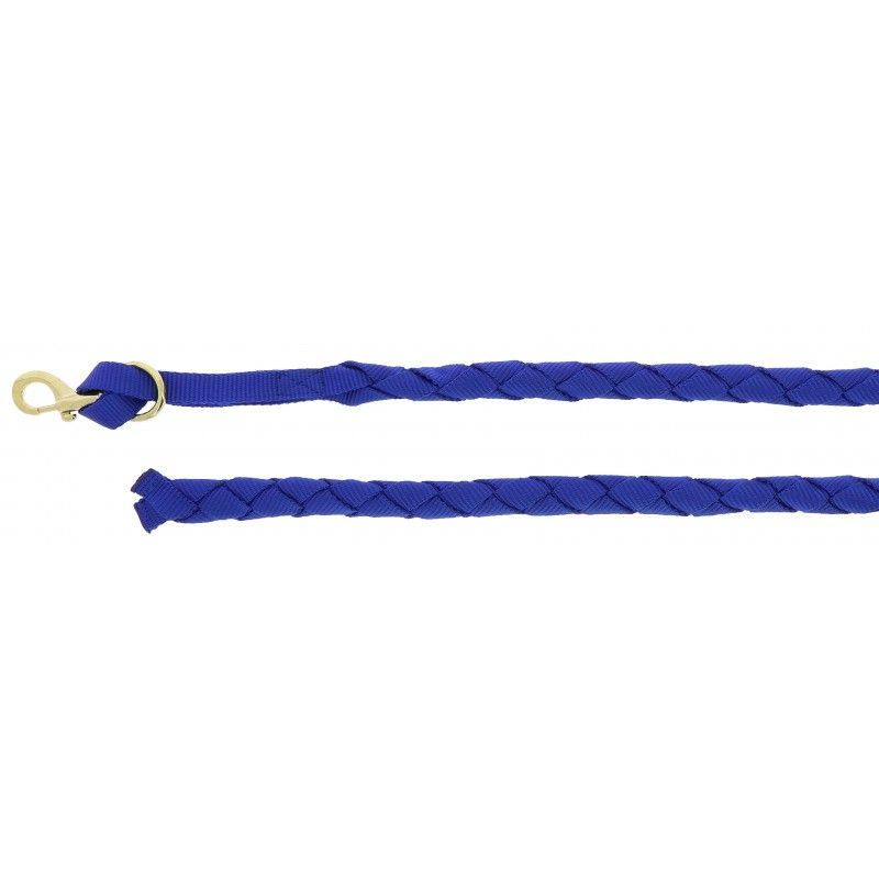 Führstrick Wechselkarabiner blau